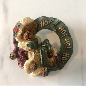 Boyds Bears Santa pin brooch